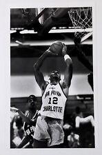 1989 Brian Rowsom Charlotte Hornets NBA Player Shooting Vintage Press Photo  picture