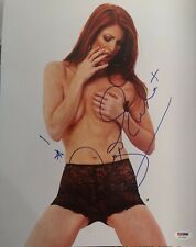 ANGIE EVERHART SIGNED poster PSA DNA picture