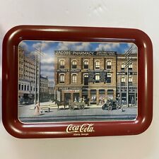 Coca Cola | Vintage Red Serving Tray | Jacobs Pharmacy | Atlanta Georgia | 1995  picture