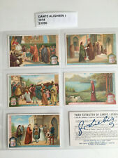 trade cards Liebig Dante Alighier II 1914 full set S1090 picture