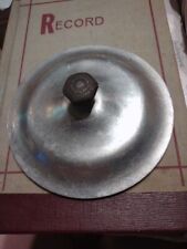 Vintage Cast Aluminum Smooth Replacement Lid Black 6 Side Knob About 6