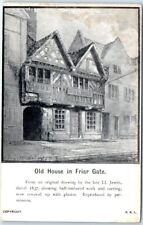 Postcard - Old House in Friar Gate, Derby, England picture