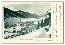 1899 Davos South Swiss Alps Canton of Graubünden Switzerland Postcard picture
