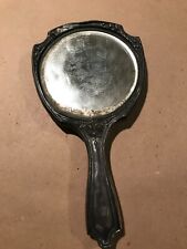 1904 Dated Derby Silver Company Silver Plated Hand Mirror picture