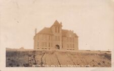 1912 Edgemont South Dakota SD Public High School Building RPPC Postcard picture