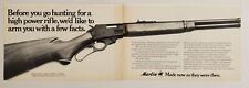 1973 Print Ad Marlin 336C Carbine Lever Action Rifles North Haven,Connecticut picture