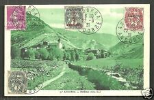 Andorra Ordino Hotel Pla 4 stamps overprint 1931 picture