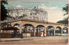 West Haven Savin Rock Roller Coaster Boiler Conneticut Antique Postcard c1910 picture