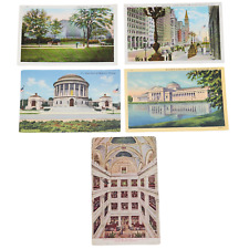 Lot of 5 Vintage Postcards circa 1915 J.O. Stoll Chicago Landmarks PLEASE READ picture