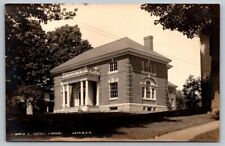 RPPC  Antrim  New Hampshire  Tuttle Library  Real Photo Postcard  1910 picture