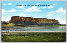 Postcard Steamboat Rock, Upper Grand Coulee, Washington T128 picture