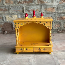 Wooden Mandir temple beautifully Handcrafted hand painted for worshiping. picture
