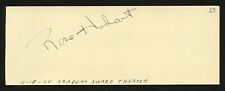 Rose Hobart d2000 signed 2x5 cut autograph on 5-16-48 at Academy Award Theater picture