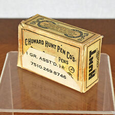 Vintage Box of Hunt Assorted Pen Nibs Falcon Manuscript Globe All Round Congress picture