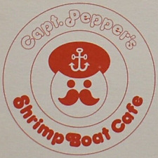 1980s Captain Pepper's Shrimp Boat Cafe Restaurant Menu Santa Monica Los Angeles picture