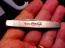 RARE 1960s Coke Coca Cola Pocketknife Stainless BARLOW Japan 2.75