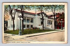 Knoxville TN-Tennessee, Lawson McGehee Library, Vintage c1919 Souvenir Postcard picture