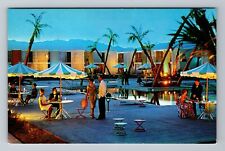 El Paso TX-Texas, The Hilton Inn, Pool And Patio, Advertise, Vintage Postcard picture