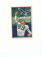 John Green Eagles #83 1951 bowman football trading card bxft picture