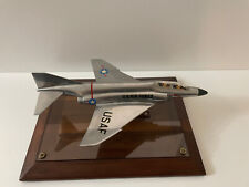 1960S F-4 PHANTOM AIRCRAFT DESK MODEL - POLISHED ALUMINUM BY FOMAER picture