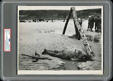 D-DAY June 6th 1944 Omaha Beach Normandy WWII Type 1 Original Photo PSA/DNA picture