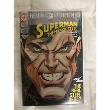 Superman Reign of the Superman “The Man Of Steel” #25 AUTO BY DENNIS JANKE  picture