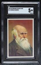 1938 Gutermann Famous Men Charles Darwin #14 SGC 5 04le picture