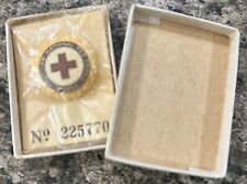 Vtg Red Cross Nurse Pin American National WWII Era US #225770 Pin Original Box picture