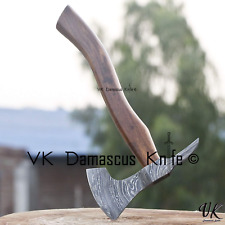 AX HANDMADE DAMASCUS SMALL AXE CAMPING HATCHET AXE WITH SHEATH 2221 picture
