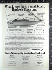 1987 ADVERTISING ADVERTISEMENT AD for Boston Whaler  Boat 1985 1986 1988 picture
