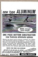 1954 Print Ad Starcraft Metal Aluminum Boats Goshen,IN picture