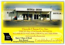c1940's Osceola Cheese Company Inc. Exterior Roadside Osceola Missouri Postcard picture