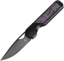 Kizer Cutlery Militaw Framelock Black Titanium & CF Folding S45VN Knife 3634A2 picture