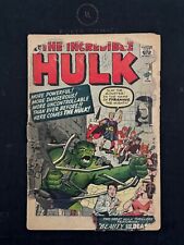 Very Rare LOW GRADE 1963 The Incredible Hulk #5 picture