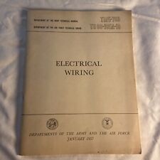 Army and The Air Force Technical Manual  Electrical Wiring 1957 Tm5-760 picture
