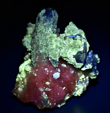 139 Carat Amazing Natural Fluorescent Afghanite Crystals With Mica On Matrix picture