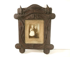 Vintage Tramp Art Picture Frame 1910s Austria-Hungary picture