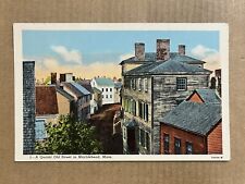 Postcard Marblehead MA Massachusetts Quaint Old Street Vintage PC picture