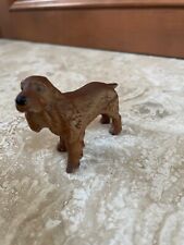 Vintage RARE Metal Painted Spaniel Dog Figurine Hubley? Paperweight? picture