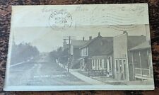 RARE RPPC REAL PHOTO POSTCARD-MAIN ST-LORE CITY, GUERNSEY OHIO, POSTED 1908 picture