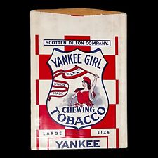 Vintage Tobacco Pouch YANKEE GIRL Scotten Dillon Co. New Old Stock picture