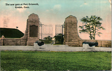 Groton CT Connecticut New Gate Fort Griswold 1921 Postcard picture