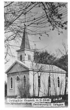 RPPC Catholic Church, Jacksonville, Oregon Jackson County 1950s Vintage Postcard picture