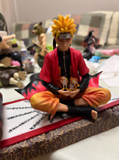 In stock Anime Naruto Sage Mode Sitting Posture Statue Figure Uzumaki Naruto picture