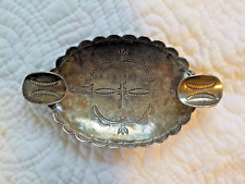 Vintage Native American Navajo Sterling silver ashtray picture