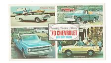 Vin Postcards(1)NJ, Bound Brook Ad for '70 Chevrolet PU Trucks Amer Movers 932 picture