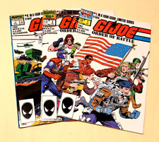 G I JOE; ORDER OF BATTLE, Vol. 1, No. 1, 3 & 4 FOUR ISSUE LIMITED SERIES, 1986 picture