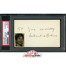 Valentina Cortese (d.2019) Signed Auto 3x5 Index Card PSA/DNA Italian Actress picture