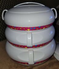 InsoCore insulated stainless steel stackable casserole dishes, 7 piece INDIA  picture