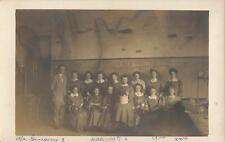 1909 All Woman Chemistry Class Jug RPPC Real Photo Postcard N. Baltimore, Ohio  picture
